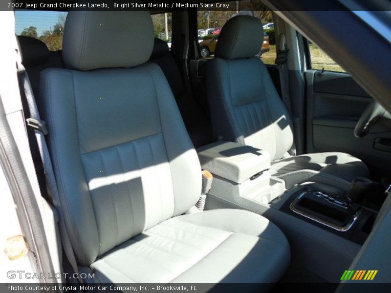 Bright Silver Metallic / Medium Slate Gray 2007 Jeep Grand Cherokee Laredo