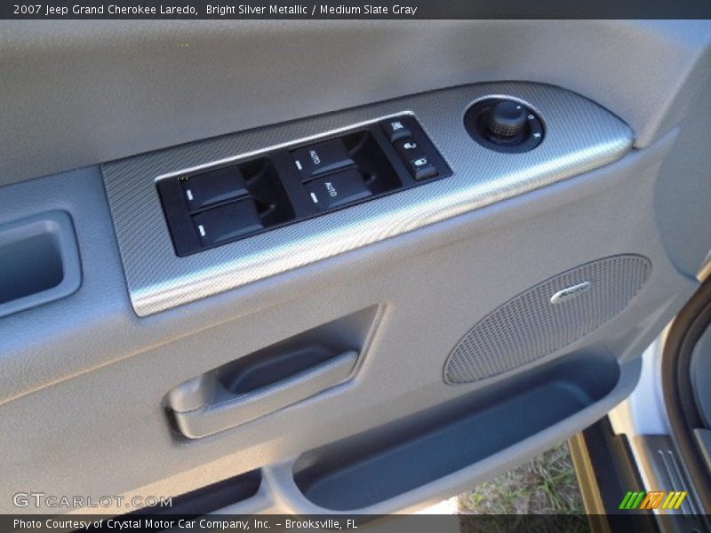 Bright Silver Metallic / Medium Slate Gray 2007 Jeep Grand Cherokee Laredo