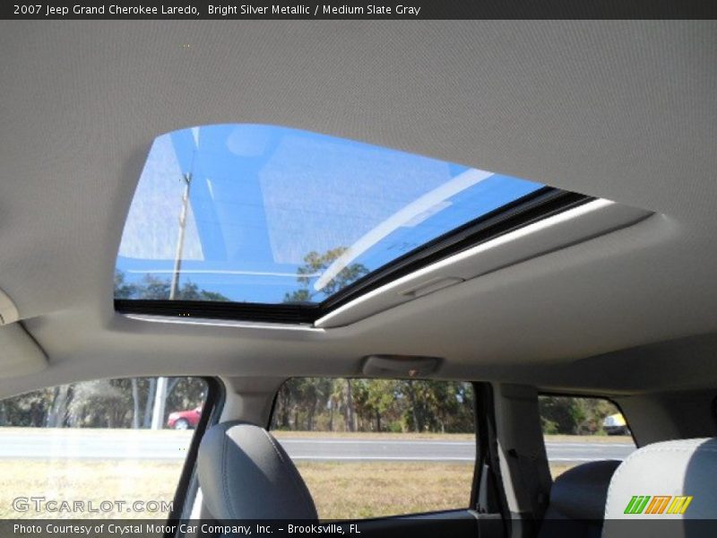 Bright Silver Metallic / Medium Slate Gray 2007 Jeep Grand Cherokee Laredo