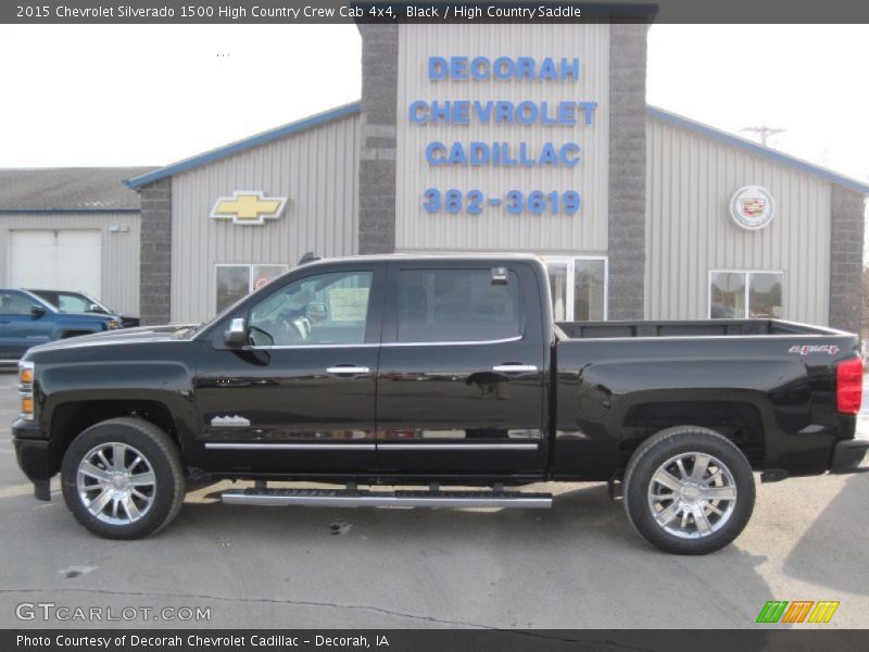 Black / High Country Saddle 2015 Chevrolet Silverado 1500 High Country Crew Cab 4x4