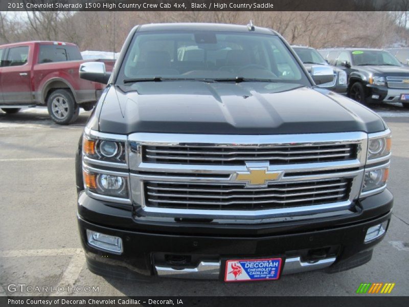 Black / High Country Saddle 2015 Chevrolet Silverado 1500 High Country Crew Cab 4x4