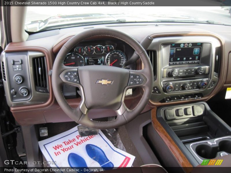 Black / High Country Saddle 2015 Chevrolet Silverado 1500 High Country Crew Cab 4x4