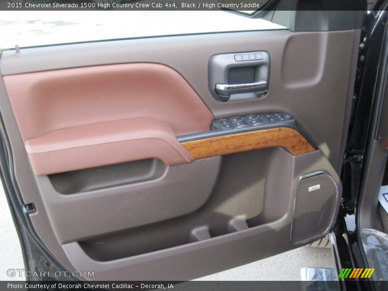 Black / High Country Saddle 2015 Chevrolet Silverado 1500 High Country Crew Cab 4x4
