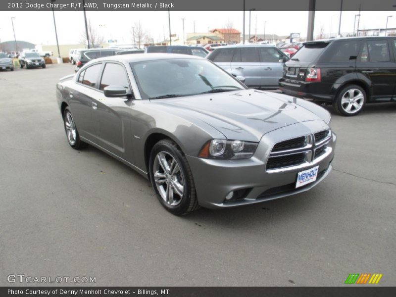 Tungsten Metallic / Black 2012 Dodge Charger R/T AWD