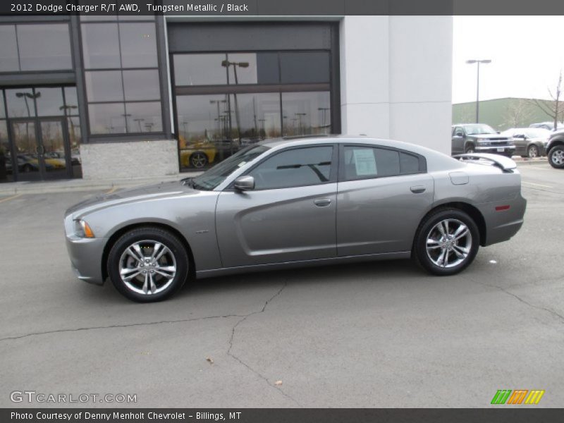 Tungsten Metallic / Black 2012 Dodge Charger R/T AWD