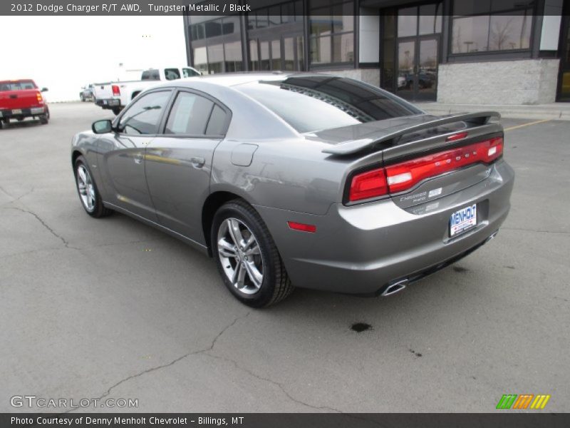 Tungsten Metallic / Black 2012 Dodge Charger R/T AWD