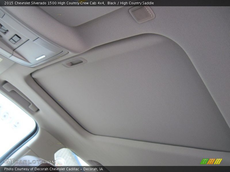 Black / High Country Saddle 2015 Chevrolet Silverado 1500 High Country Crew Cab 4x4