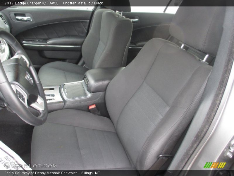 Tungsten Metallic / Black 2012 Dodge Charger R/T AWD