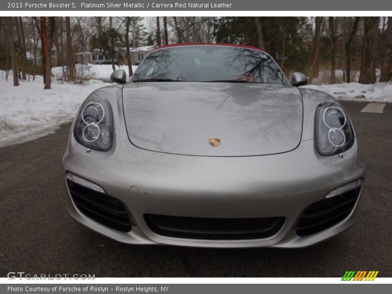 Platinum Silver Metallic / Carrera Red Natural Leather 2013 Porsche Boxster S