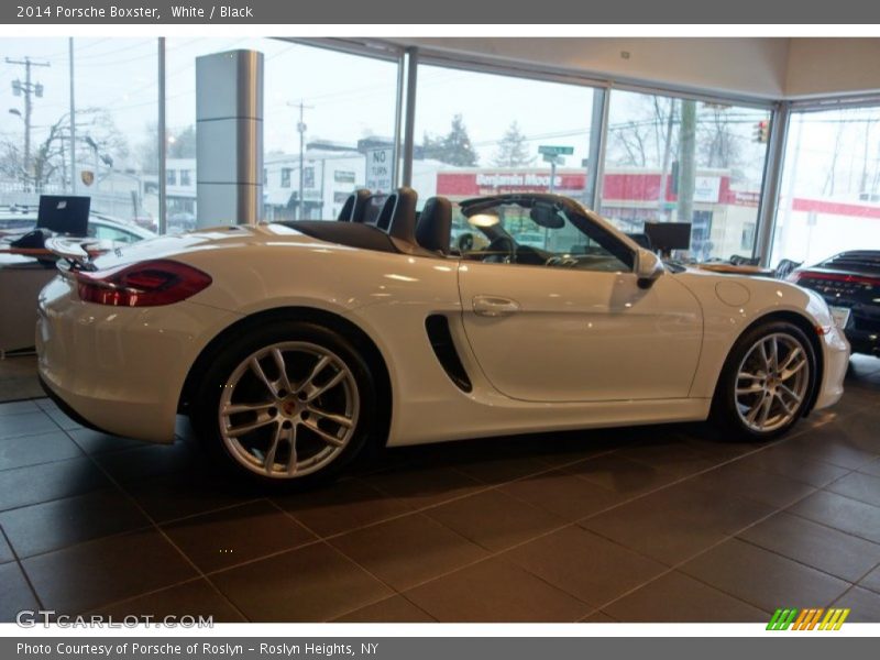 White / Black 2014 Porsche Boxster