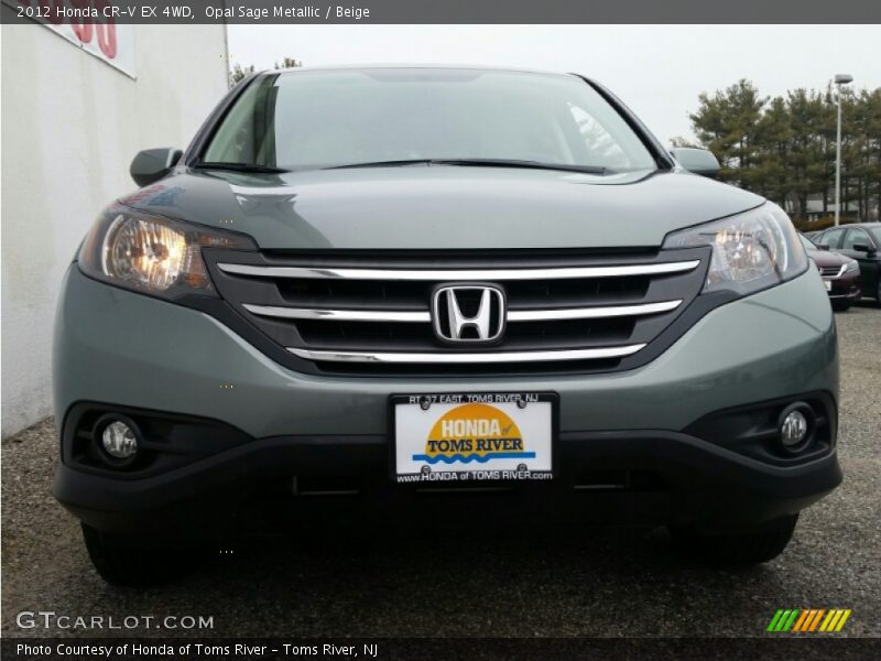 Opal Sage Metallic / Beige 2012 Honda CR-V EX 4WD
