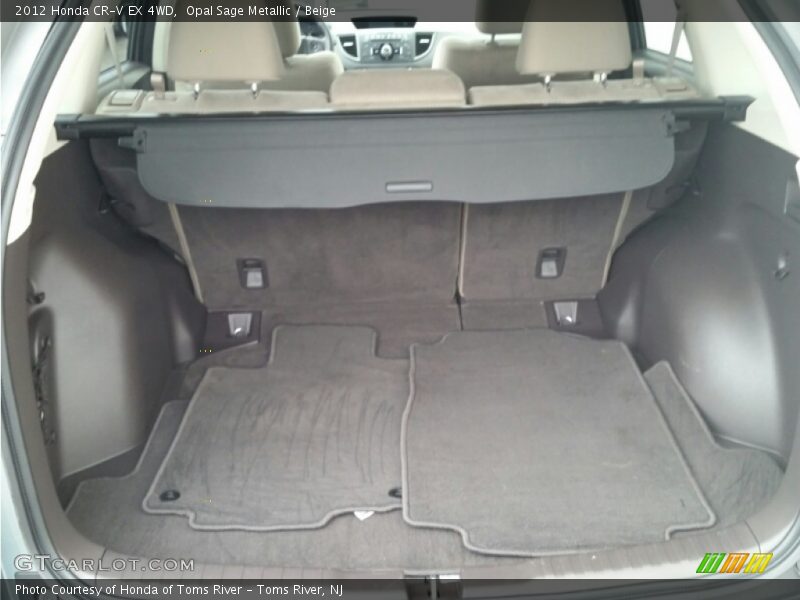 Opal Sage Metallic / Beige 2012 Honda CR-V EX 4WD
