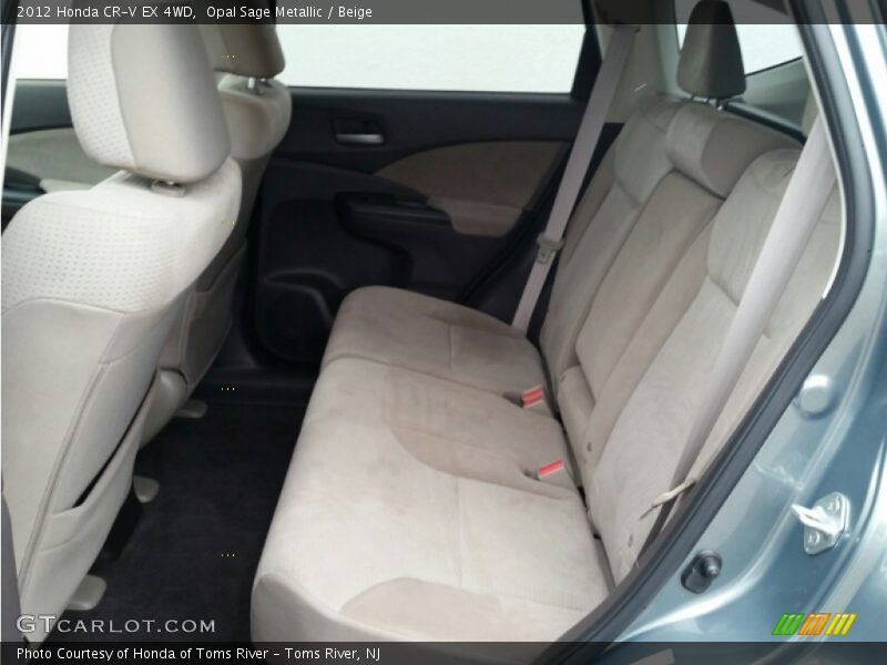 Opal Sage Metallic / Beige 2012 Honda CR-V EX 4WD