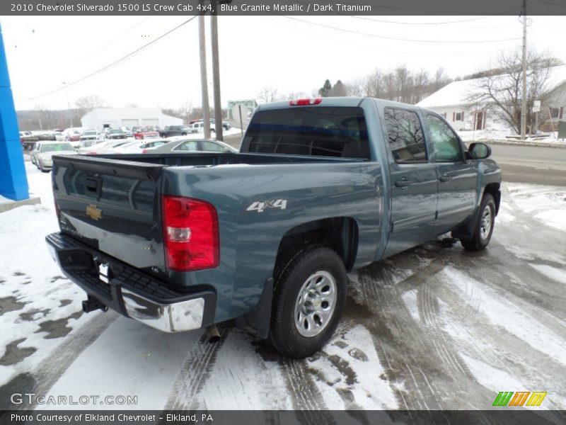 Blue Granite Metallic / Dark Titanium 2010 Chevrolet Silverado 1500 LS Crew Cab 4x4