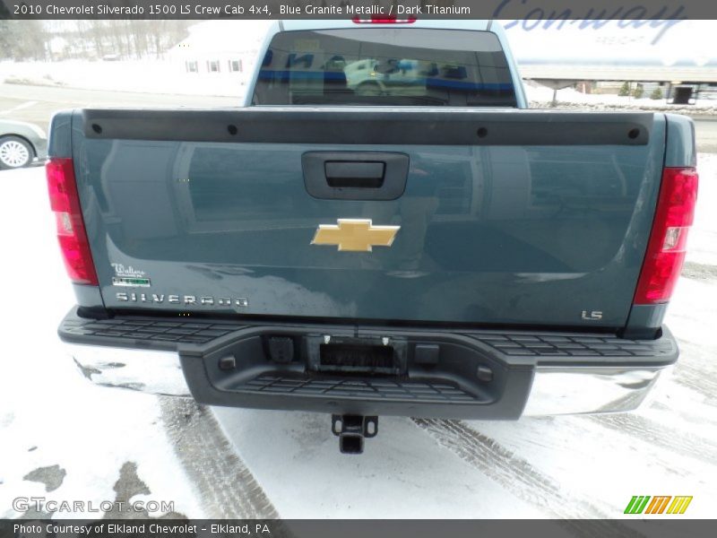 Blue Granite Metallic / Dark Titanium 2010 Chevrolet Silverado 1500 LS Crew Cab 4x4