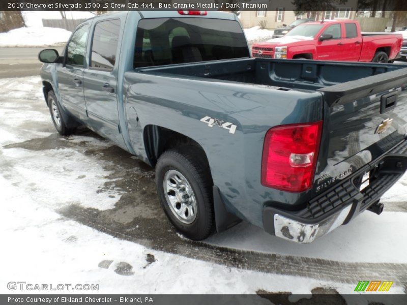 Blue Granite Metallic / Dark Titanium 2010 Chevrolet Silverado 1500 LS Crew Cab 4x4