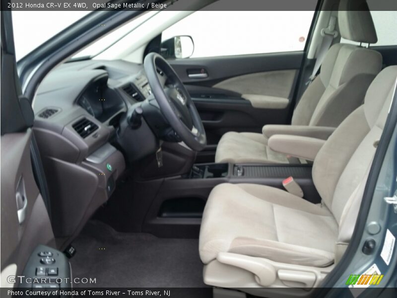 Opal Sage Metallic / Beige 2012 Honda CR-V EX 4WD
