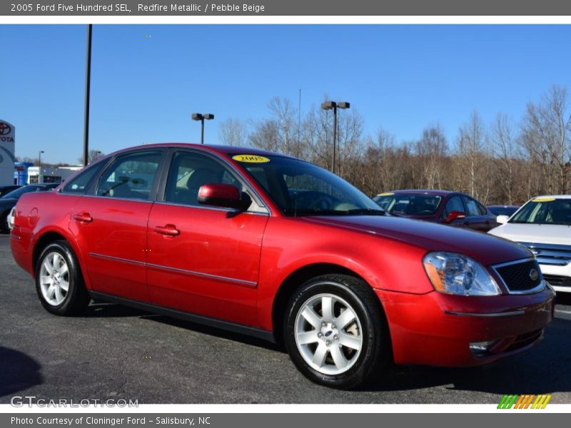 Redfire Metallic / Pebble Beige 2005 Ford Five Hundred SEL