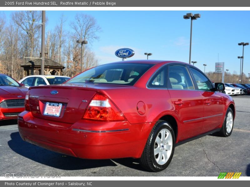 Redfire Metallic / Pebble Beige 2005 Ford Five Hundred SEL