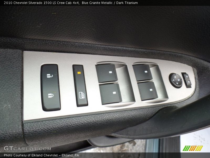 Blue Granite Metallic / Dark Titanium 2010 Chevrolet Silverado 1500 LS Crew Cab 4x4