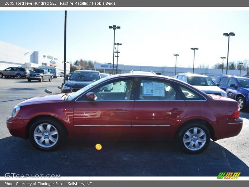 Redfire Metallic / Pebble Beige 2005 Ford Five Hundred SEL