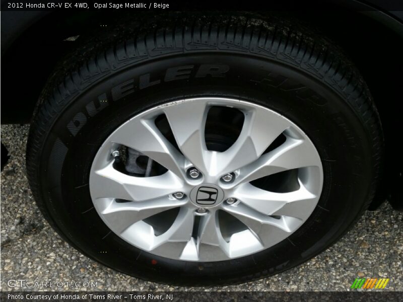 Opal Sage Metallic / Beige 2012 Honda CR-V EX 4WD