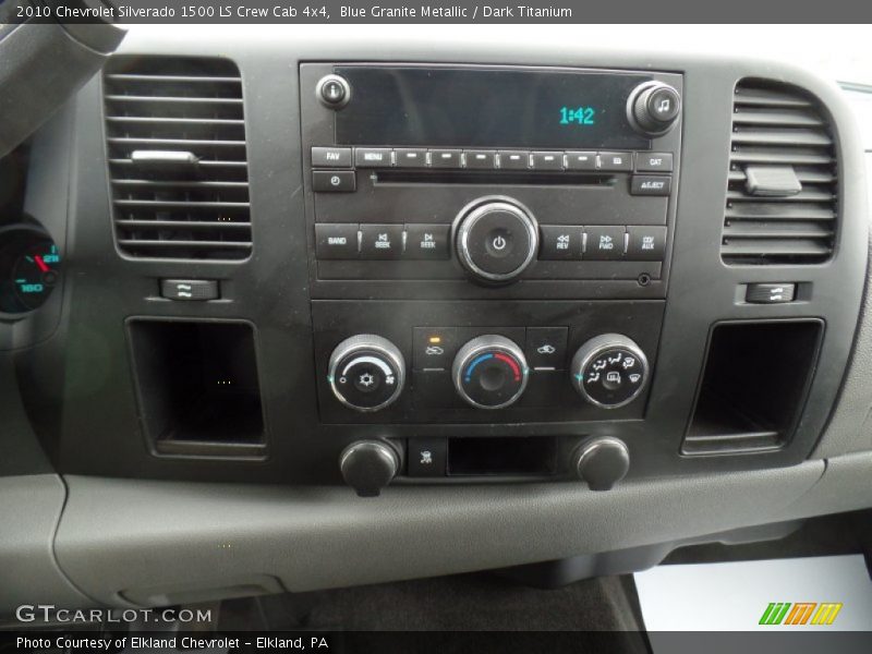 Blue Granite Metallic / Dark Titanium 2010 Chevrolet Silverado 1500 LS Crew Cab 4x4