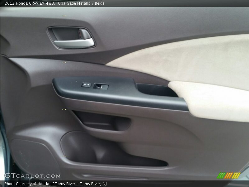 Opal Sage Metallic / Beige 2012 Honda CR-V EX 4WD