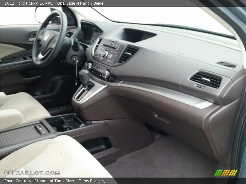 Opal Sage Metallic / Beige 2012 Honda CR-V EX 4WD