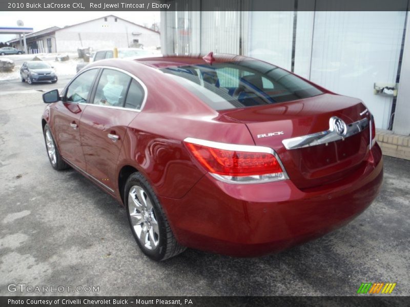 Red Jewel Tintcoat / Ebony 2010 Buick LaCrosse CXL