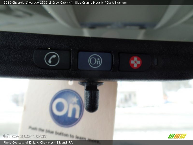 Blue Granite Metallic / Dark Titanium 2010 Chevrolet Silverado 1500 LS Crew Cab 4x4