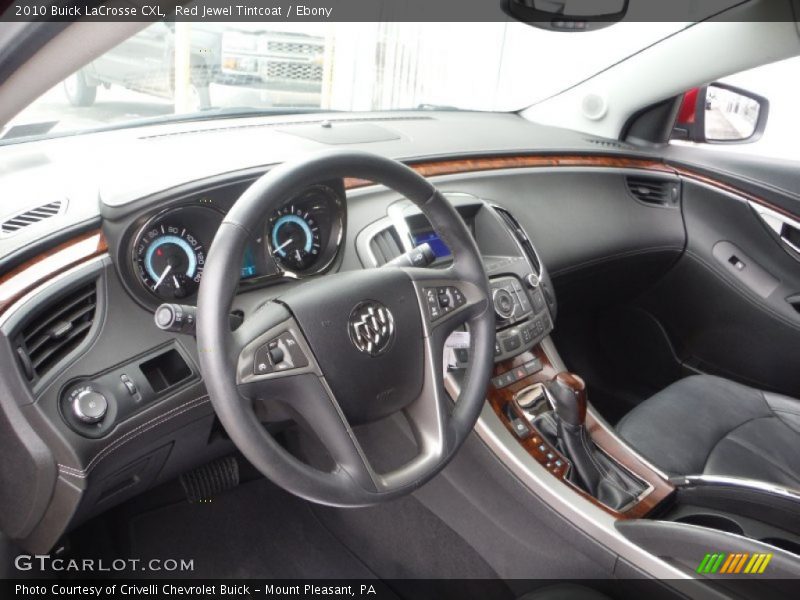 Red Jewel Tintcoat / Ebony 2010 Buick LaCrosse CXL