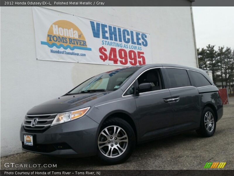Polished Metal Metallic / Gray 2012 Honda Odyssey EX-L