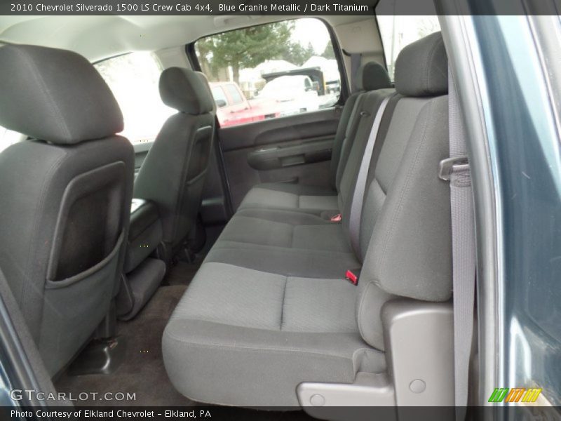 Blue Granite Metallic / Dark Titanium 2010 Chevrolet Silverado 1500 LS Crew Cab 4x4