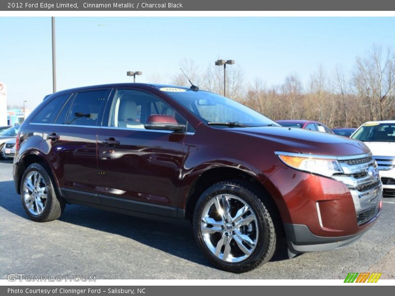 Cinnamon Metallic / Charcoal Black 2012 Ford Edge Limited