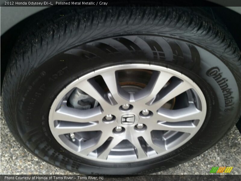 Polished Metal Metallic / Gray 2012 Honda Odyssey EX-L