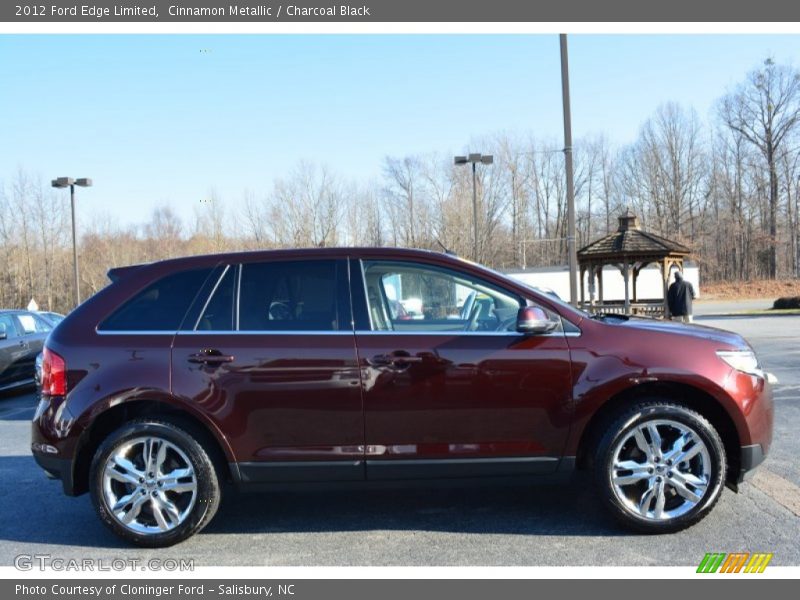 Cinnamon Metallic / Charcoal Black 2012 Ford Edge Limited