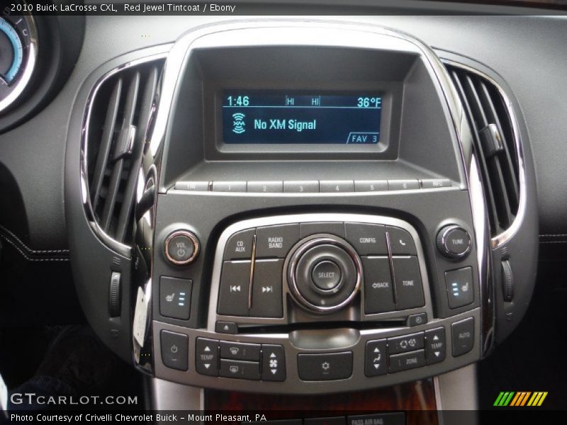 Red Jewel Tintcoat / Ebony 2010 Buick LaCrosse CXL