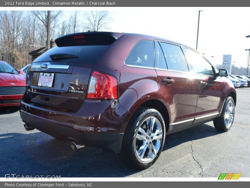 Cinnamon Metallic / Charcoal Black 2012 Ford Edge Limited