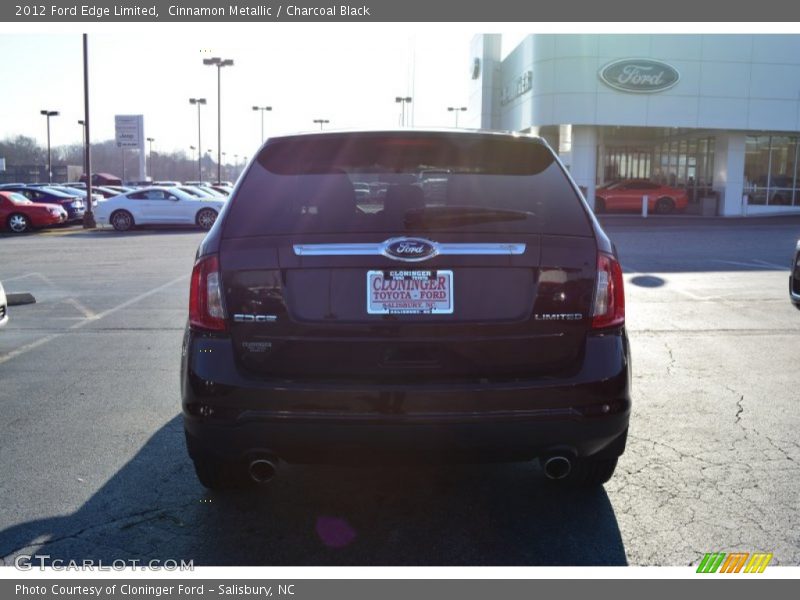 Cinnamon Metallic / Charcoal Black 2012 Ford Edge Limited
