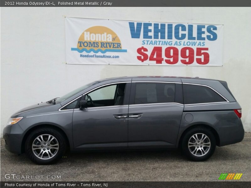 Polished Metal Metallic / Gray 2012 Honda Odyssey EX-L