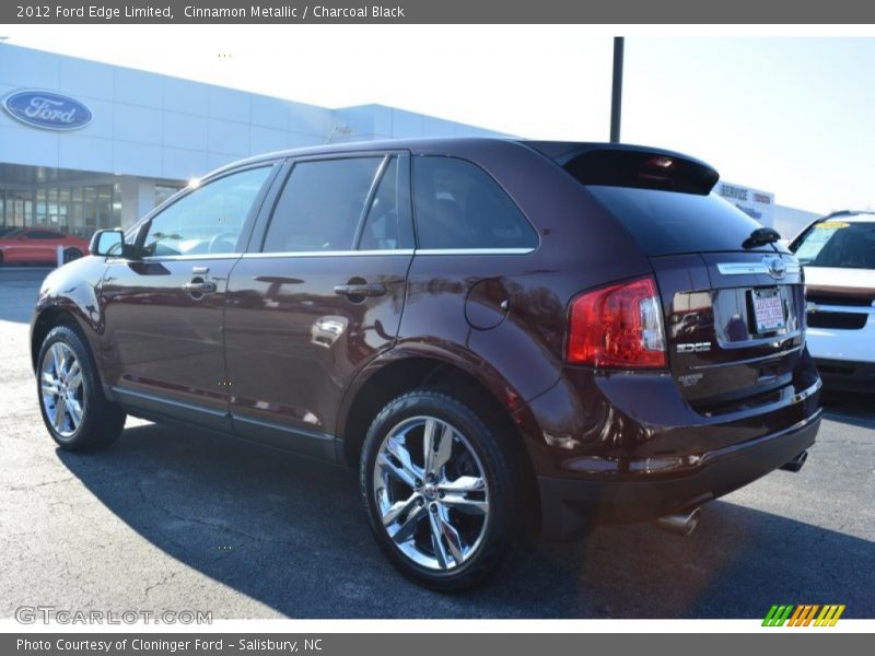 Cinnamon Metallic / Charcoal Black 2012 Ford Edge Limited