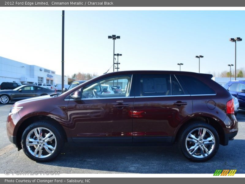 Cinnamon Metallic / Charcoal Black 2012 Ford Edge Limited