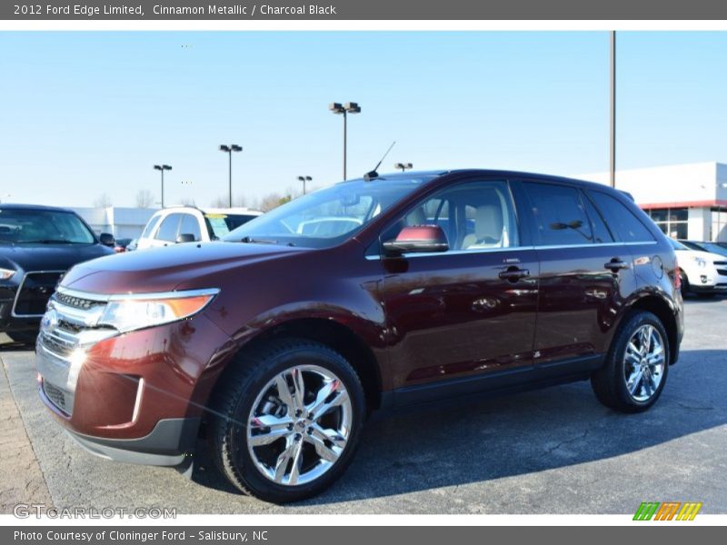 Cinnamon Metallic / Charcoal Black 2012 Ford Edge Limited