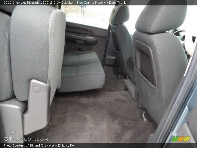 Blue Granite Metallic / Dark Titanium 2010 Chevrolet Silverado 1500 LS Crew Cab 4x4