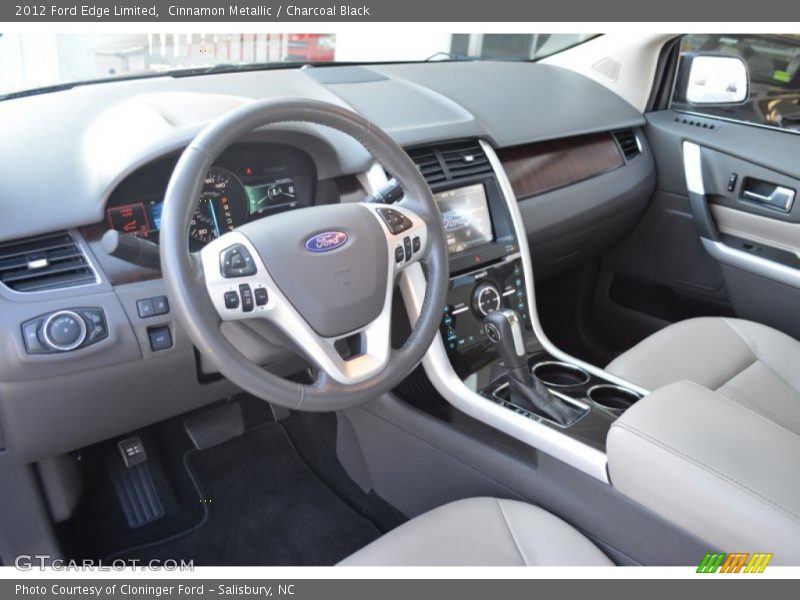 Cinnamon Metallic / Charcoal Black 2012 Ford Edge Limited