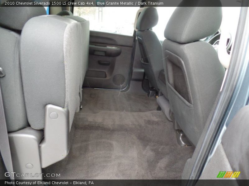 Blue Granite Metallic / Dark Titanium 2010 Chevrolet Silverado 1500 LS Crew Cab 4x4