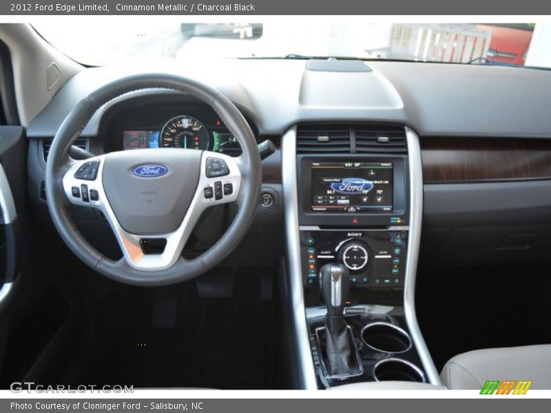 Cinnamon Metallic / Charcoal Black 2012 Ford Edge Limited