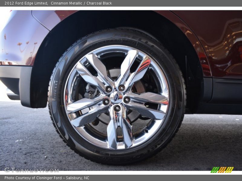 Cinnamon Metallic / Charcoal Black 2012 Ford Edge Limited