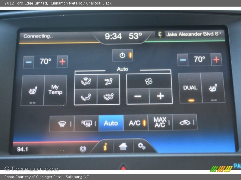 Cinnamon Metallic / Charcoal Black 2012 Ford Edge Limited